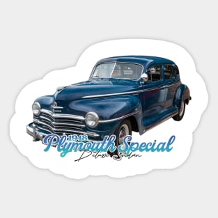 1948 Plymouth Special Deluxe Sedan Sticker